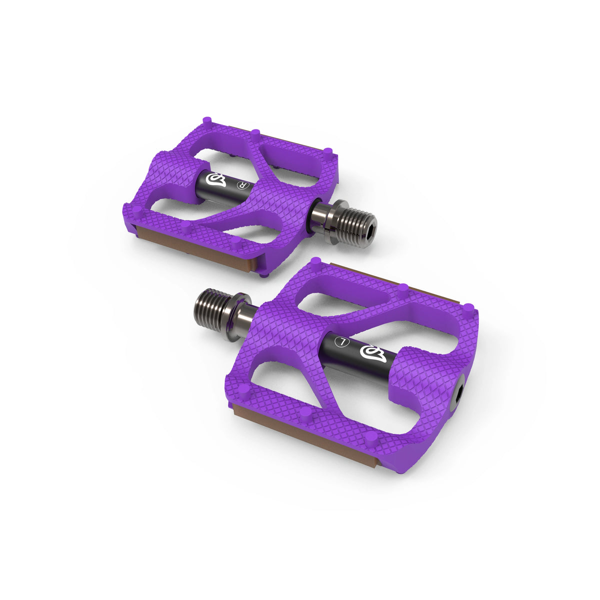 แป้นเหยียบ Early Rider P1 Resin Platform Pedals สีม่วง